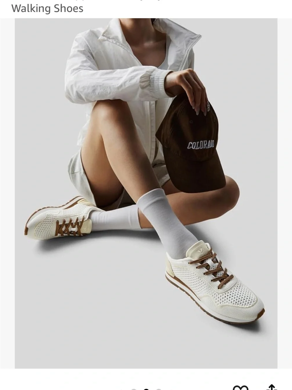 Vivaia Allday Unisex Slip-On Mesh Sneakers Sneakers White Ivory Cream